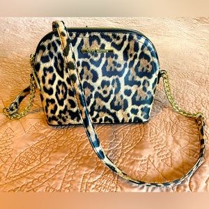 Steve Madden leopard crossbody bag
